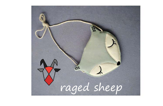 Raged Sheep Lovely Children one shoulder bag coin purse cute fox girls messenger bag baby accessories