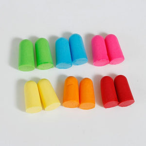 Soft Foam Ear Plugs Travel Sleep Noise Prevention Earplugs Noise Reduction For Travel Sleeping Individually Wrapped 1 Pair