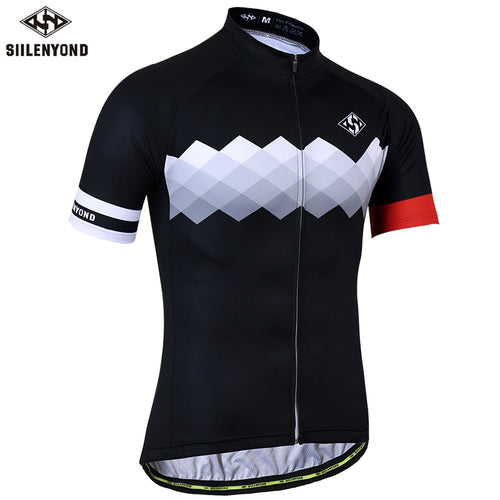 SIILENYOND Gannon Quick Dry Cycling Jersey Summer Short Sleeve MTB Bike Clothing Ropa  Maillot Ciclismo Racing Bicycle Clothes