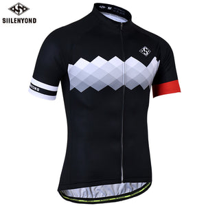 SIILENYOND Gannon Quick Dry Cycling Jersey Summer Short Sleeve MTB Bike Clothing Ropa  Maillot Ciclismo Racing Bicycle Clothes