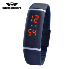 Kipasen New Upgrade Section Waterproof LED Bracelet Children Women Watch Men Digital Wristwatch Sports Shock Fashion Clock