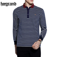 HEE GRAND Hot 2017 New Spring Fashion Brand Slim Fit Long Sleeve Polos Men Trend Casual Men Solid Polo Shirt MTL828