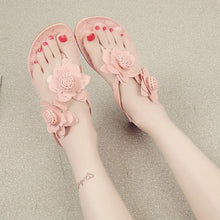 summer women sandals 2017 Flowers Bohemia Leisure sandals women shoes Bohemia flat shoes sandalias mujer ladies shoes #5M