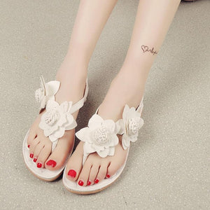 summer women sandals 2017 Flowers Bohemia Leisure sandals women shoes Bohemia flat shoes sandalias mujer ladies shoes #5M